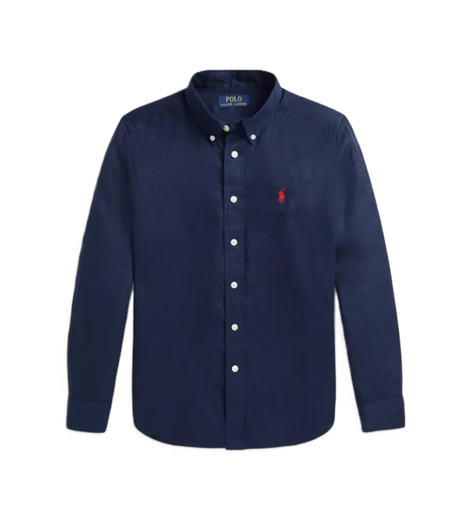 Chemise Lin Core Navy (2ans).webp
