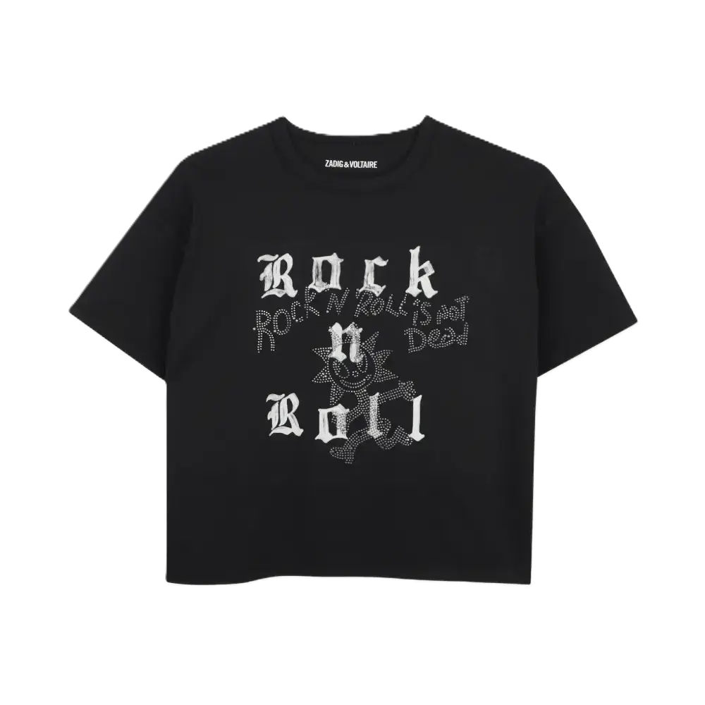 T-shirt Black Strass (14ans).webp