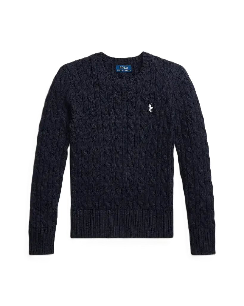 Pull Cable Knit Cotton Navy (4ans).webp