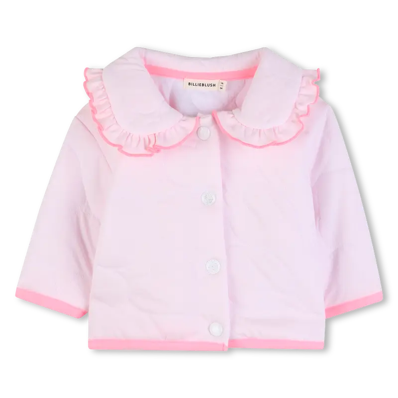 Cardigan Pink Pale Volants