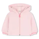 Hoodie Zip Pink Pale 