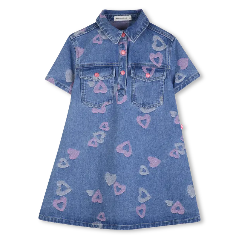 Robe Denim Blue Coeurs 