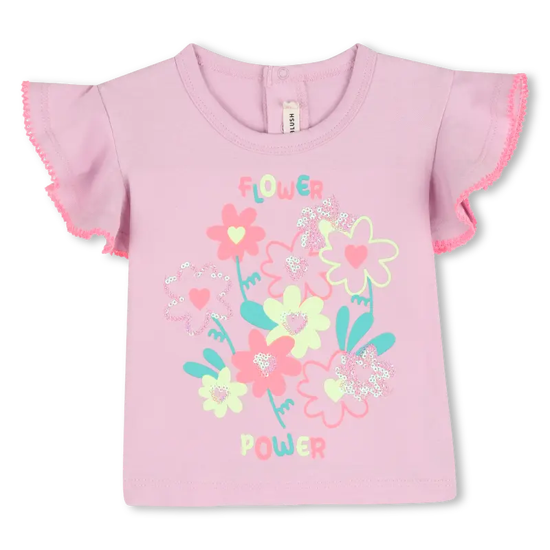 T-shirt Lila Flower 