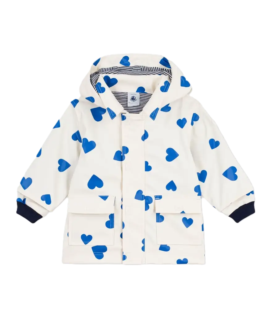 Ciré Coeurs Bleu A0FKD