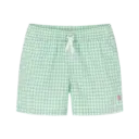 Short de Bain Carreaux Green TRAVLR