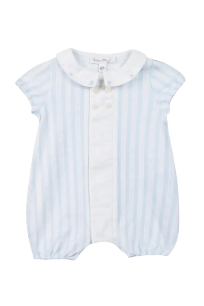 Combinaison Courte Ciel Rayé 