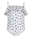 Maillot de Bain Coeurs Bleus