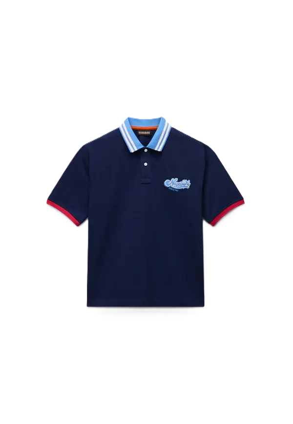 Polo K E-Lustre ss Blue 