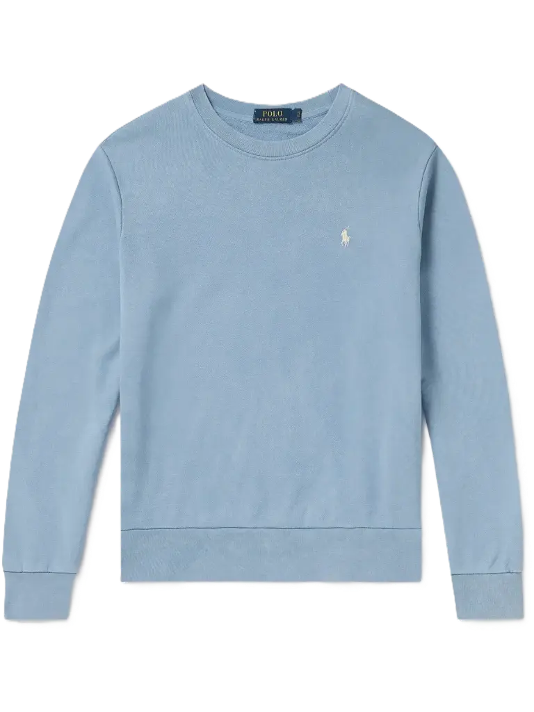 Sweat Polo Crewneck Blue 