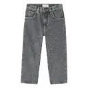 Jeans 5 Poches Gris Vintage 