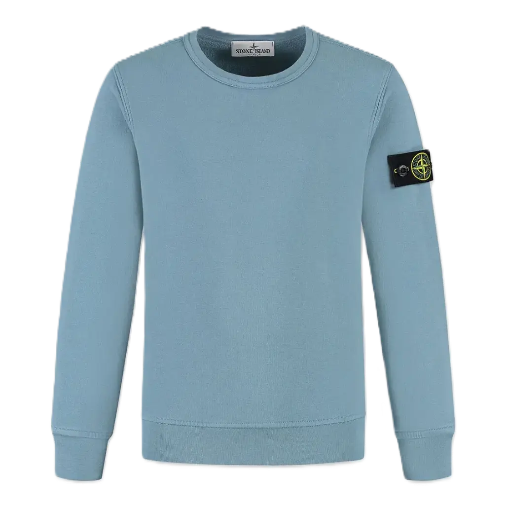 Sweat Col Rond Bleu