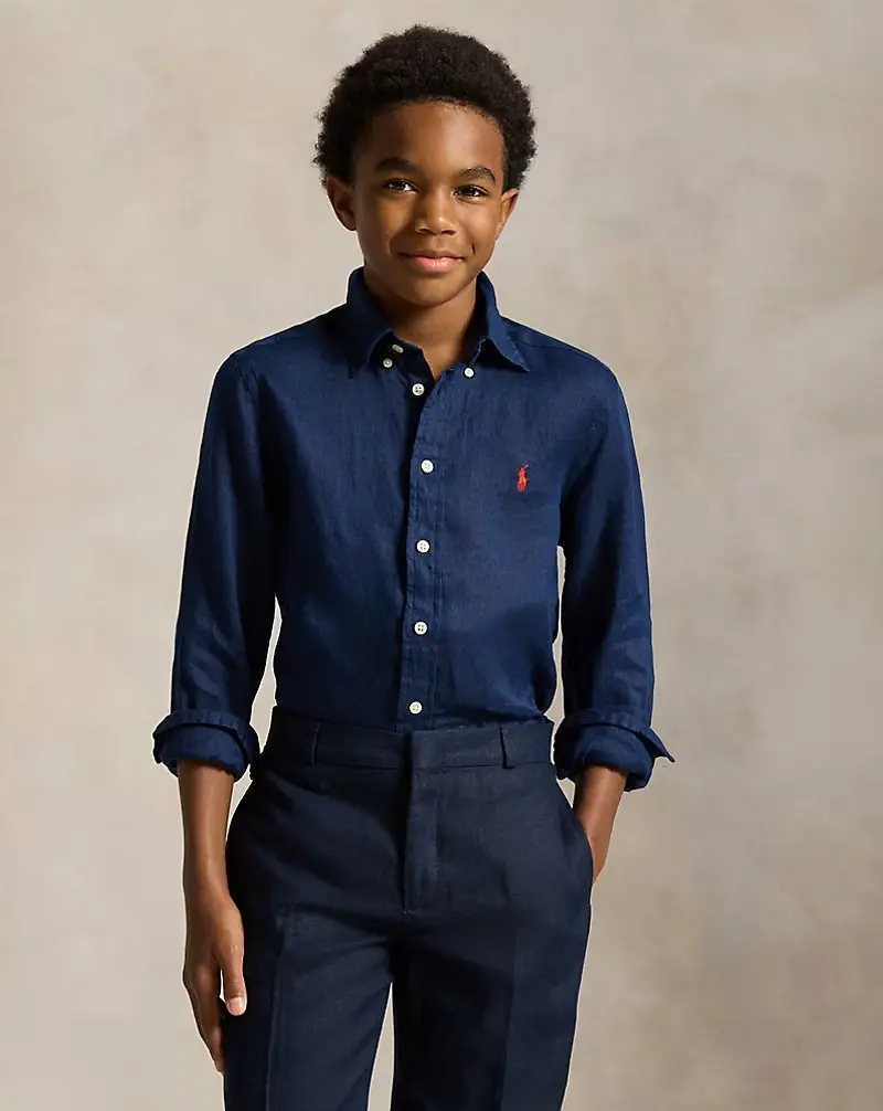 Chemise Lin Core Navy