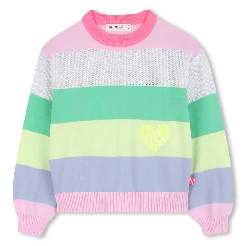 Pull En Maille Multicoloure 8-10