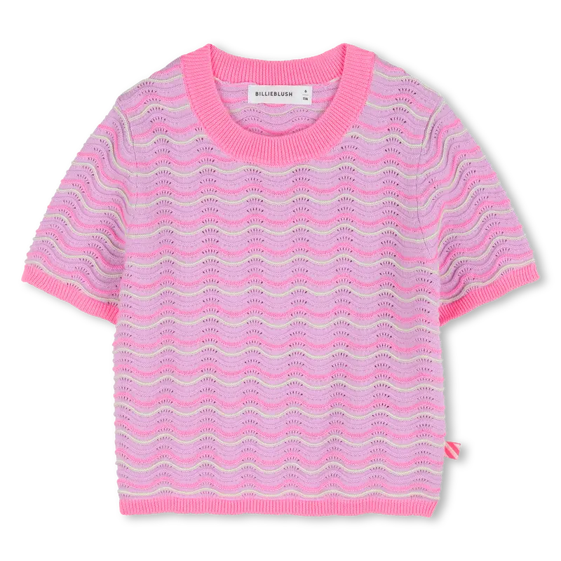 Pull Manches Courtes Lilac 3-6