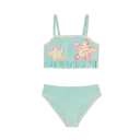 Maillot De Bain 2 Pièces Turquoise 8-10