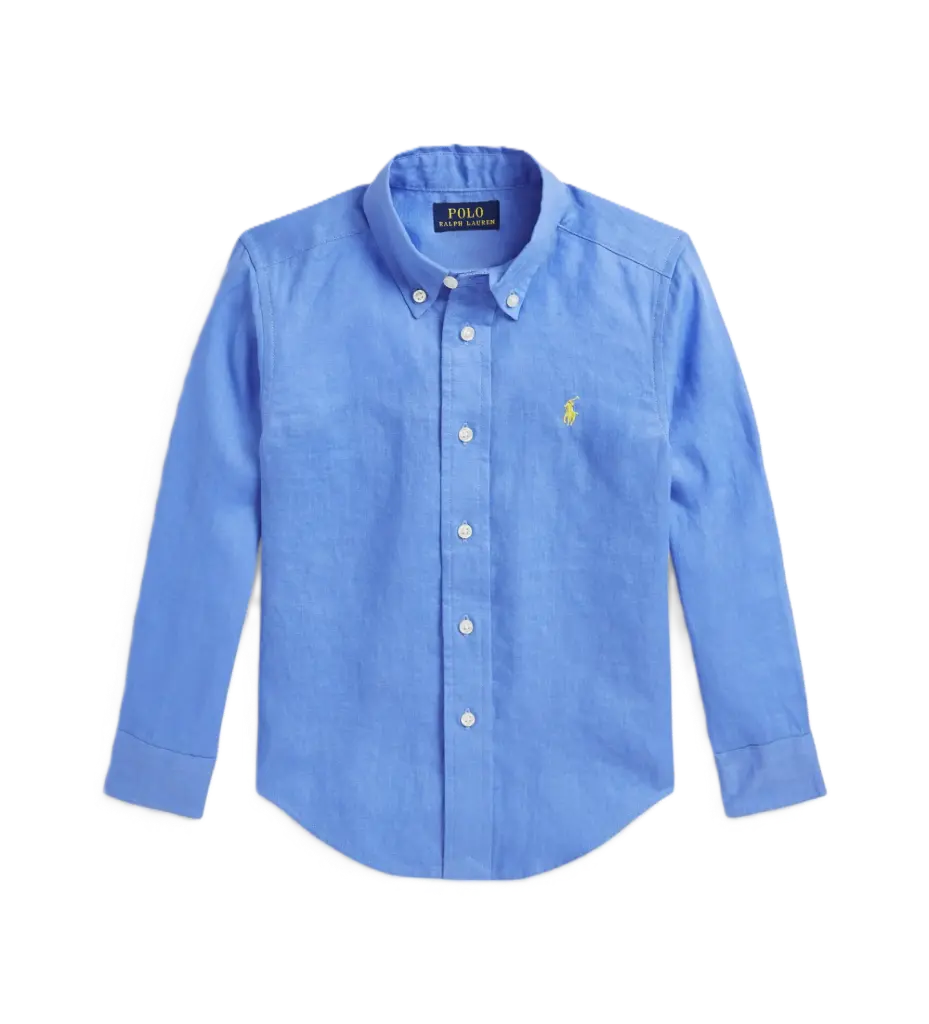 Chemise Lin C Core Island Bleue