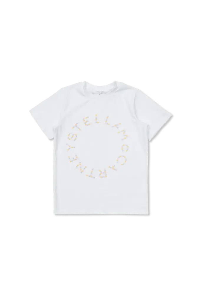 T-shirt Blanc Fleurs