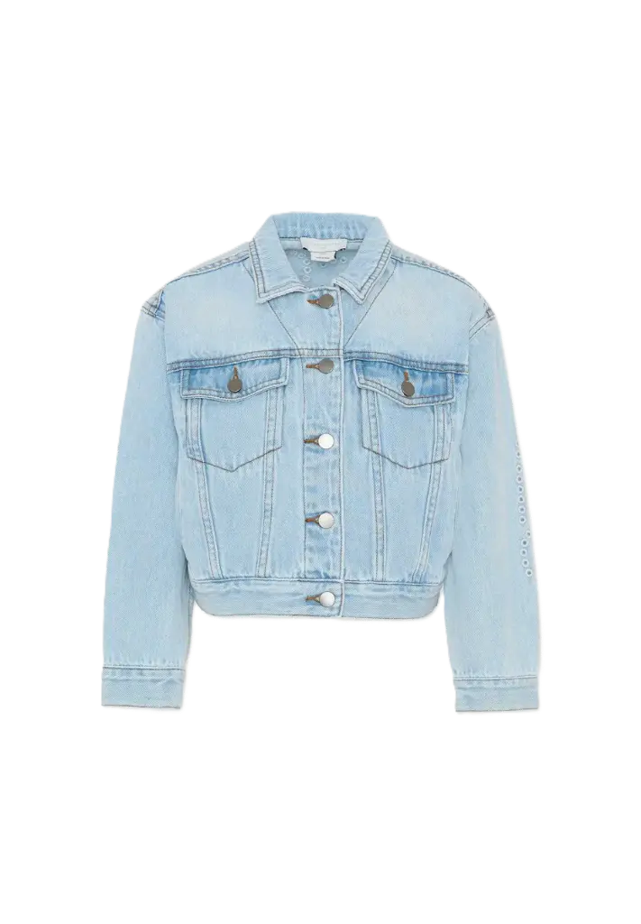 Veste en Jean Oeillets