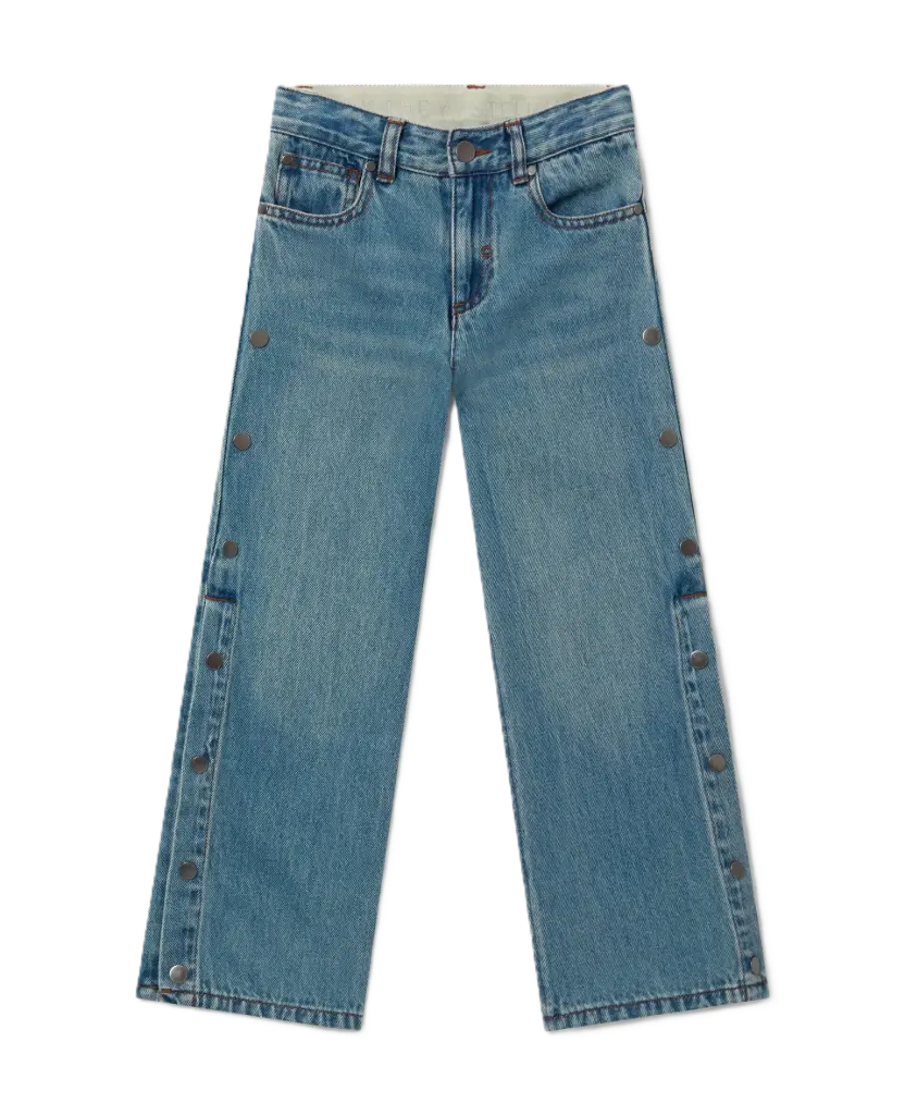 Jean Blue Boutons