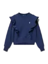 Pull Volants Bleu