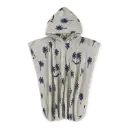 Beach Cover Up Blue Palm