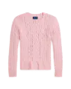 Cable Pullover Pink