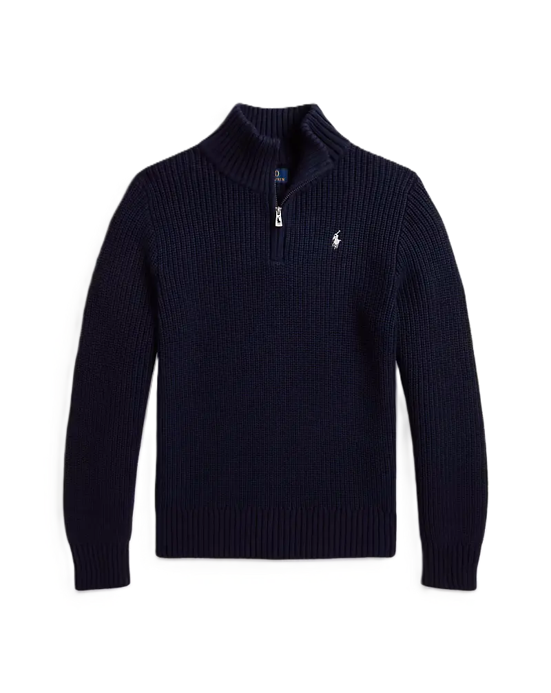 Pull Demi-Zip Refined Navy