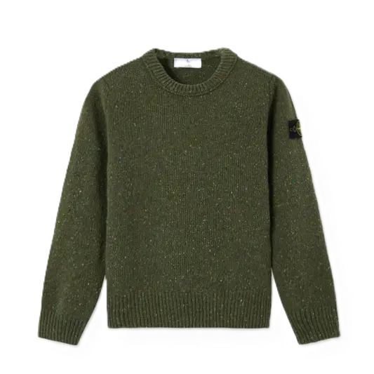 Crew Neck-Military Green 