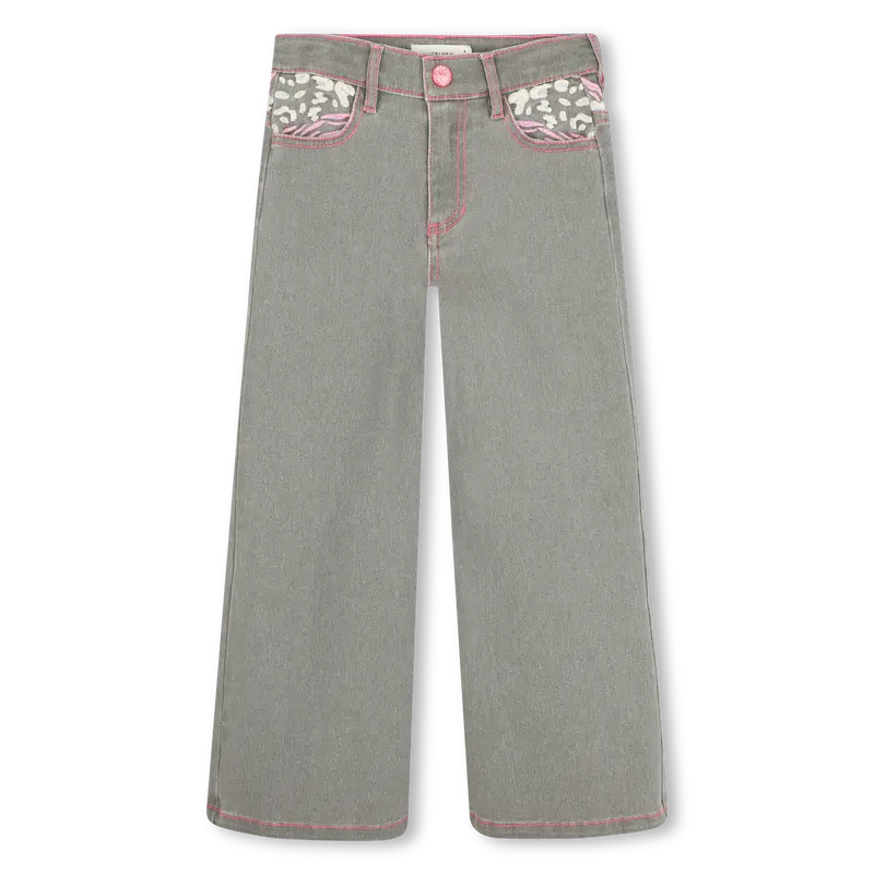 Jeans Forest Green Léopard 