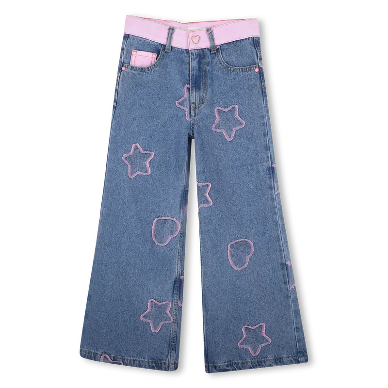 Jeans Denim Blue Coeur Etoile 