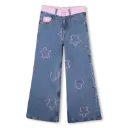 Jeans Denim Blue Coeur Etoile 