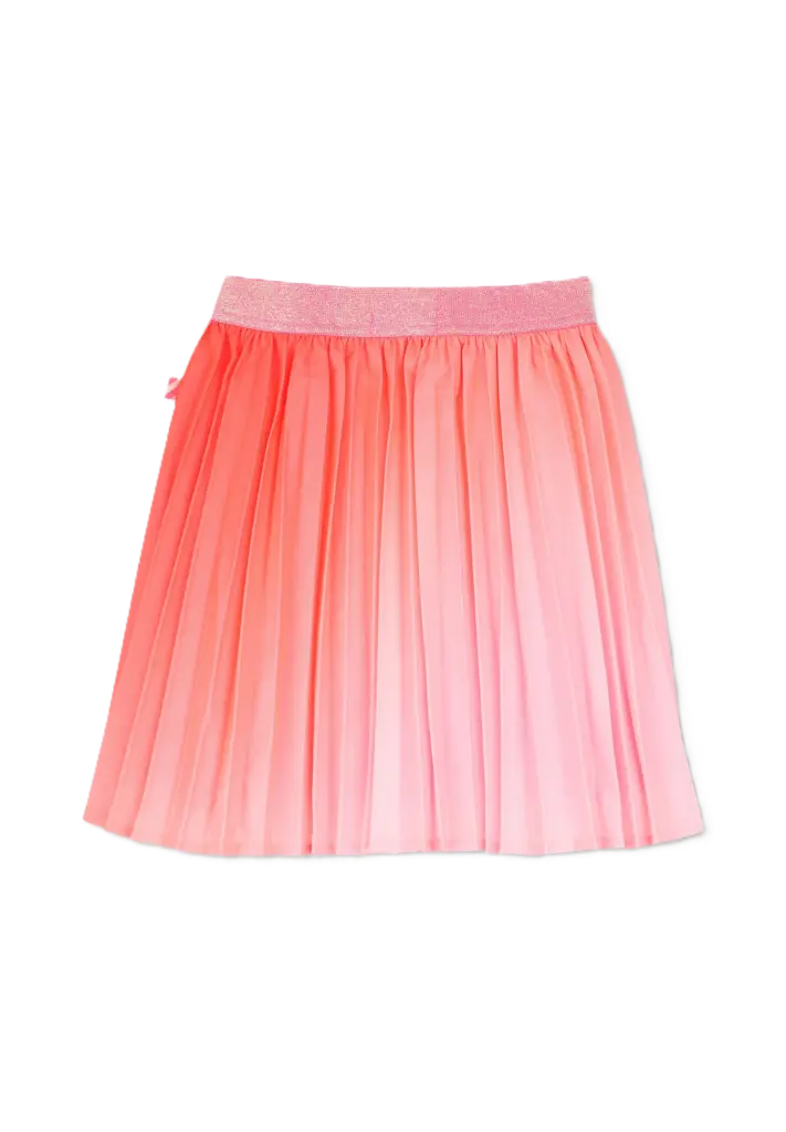 Jupe Plissée Corail Fluo 