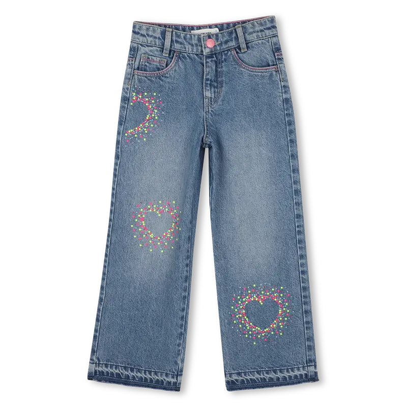 Pantalon Denim Double Stone+Bleach