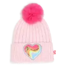 Bonnet Pompom Tulle Pink