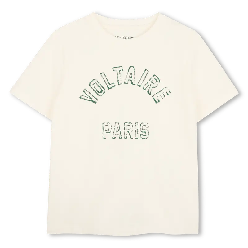 T-shirt Milk/Vert 