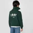 Pull Vert Trellis Chiné 