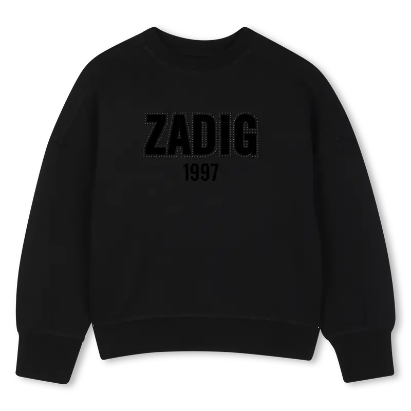 Sweat Black Strass 