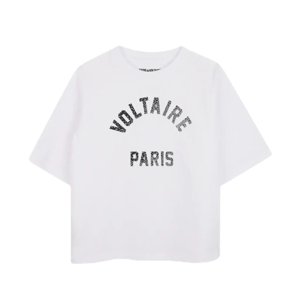 T-Shirt White+Sequins