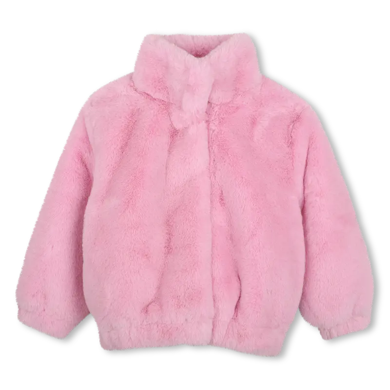 Manteau En Polaire Rose