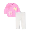 Ensemble Sweat + Legging Rose Fluo 