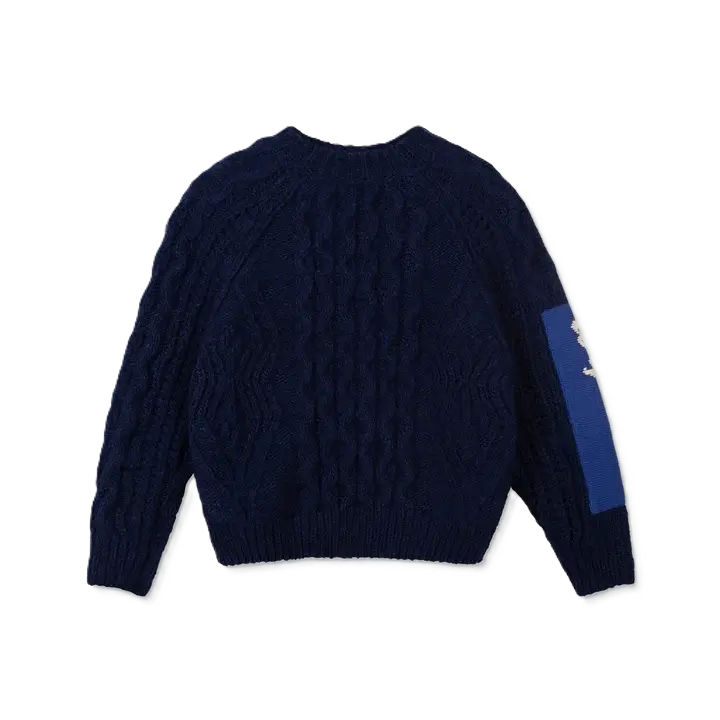 Pull Aran Navy 