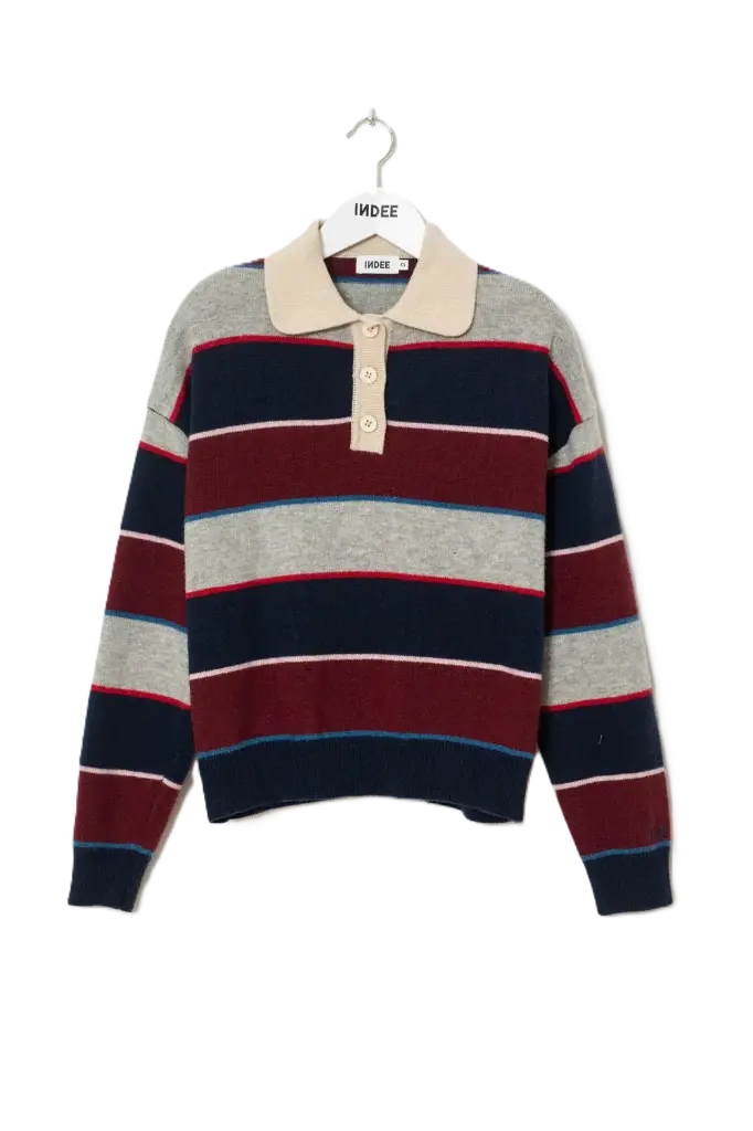 Polo En Maille Wishes Navy 