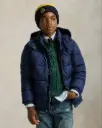 Doudoune Capuche Navy