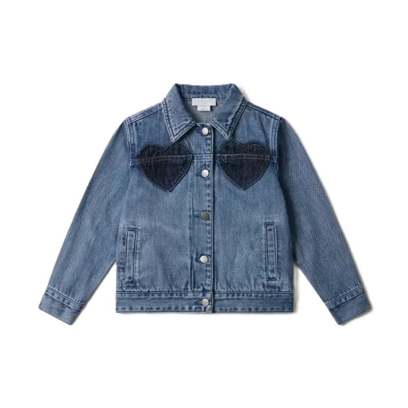 Veste Jeans Coeurs