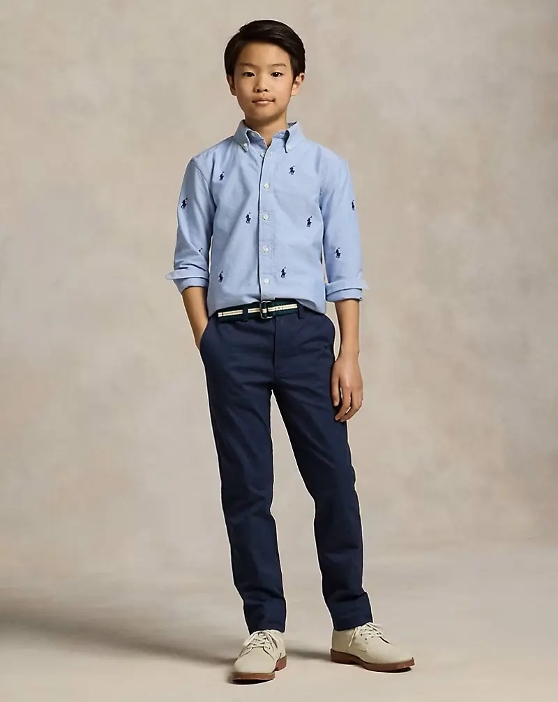 Pantalon Ceinture Navy