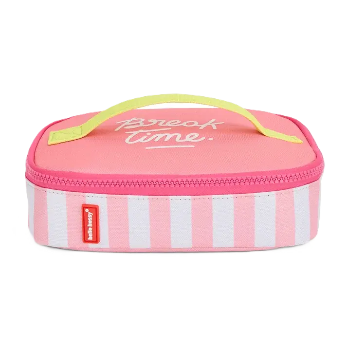 Snack Bag Pink Stripes