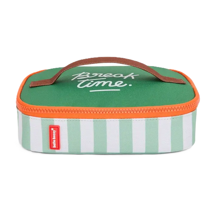 Snack Bag Green Stripes