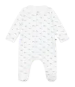 Pyjama Velours Blanc Baleines