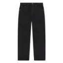 Jeans Loose Taper Black Stretch