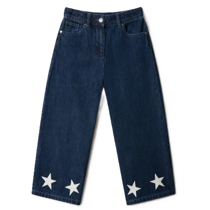 Jeans Bleu Marine Etoile